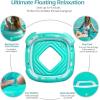 image:imageJasonwell Floating Island Pool Float  Giant Inflatable Multi Person Pool Party Floats Swimming Pool Lounger Raft with Cup Holders Lake Floaties Beach Relaxation Water Float for Adults Blue XLGreen