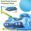 image:imageTank Pool Floats Kids Adults  Jasonwell Inflatable Pool Floaties Swimming Pool Tank with Water Cannon Gun Swim Floaty Rafts Lake Beach Party Pool Toys for Boys Girls Toddlers Kids Adults Rose LBlue