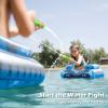 image:imageTank Pool Floats Kids Adults  Jasonwell Inflatable Pool Floaties Swimming Pool Tank with Water Cannon Gun Swim Floaty Rafts Lake Beach Party Pool Toys for Boys Girls Toddlers Kids Adults Rose LBlue