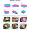 image:imageJasonwell Kiddie Baby Pool with Canopy  Foldable Infant Toddler Kids Pool with Shade Baby Beach Essentials Tent Swimming Wading Pools for Toddlers 13  Kids Dogs Ball Pit Backyard Water Play G 63Rose