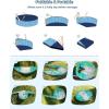 image:imageJasonwell Kiddie Baby Pool with Canopy  Foldable Infant Toddler Kids Pool with Shade Baby Beach Essentials Tent Swimming Wading Pools for Toddlers 13  Kids Dogs Ball Pit Backyard Water Play G 63Green