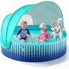 image:imageJasonwell Kiddie Baby Pool with Canopy  Foldable Infant Toddler Kids Pool with Shade Baby Beach Essentials Tent Swimming Wading Pools for Toddlers 13  Kids Dogs Ball Pit Backyard Water Play G 63Green