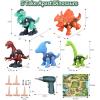 image:imageJasonwell Kids Building Dinosaur Toys  Boys STEM Take Apart Construction Set Educational Dino Kit Play Set Easter Party Favors Christmas Birthday Gifts for Toddler Girls Age 3 4 5 6 7 8  Year OldFamily Edition