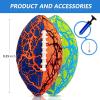 image:imageJasonwell Pool Beach Water Football  2Pack Strong Grip Waterproof Football for AllWeather Play Pool Toys Beach Games Outdoor Sports Toy Christmas Birthday Gifts for Kids Boys Teens Adultsorangegreen