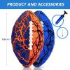 image:imageJasonwell Pool Beach Water Football  2Pack Strong Grip Waterproof Football for AllWeather Play Pool Toys Beach Games Outdoor Sports Toy Christmas Birthday Gifts for Kids Boys Teens Adultsorangeblue