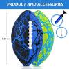 image:imageJasonwell Pool Beach Water Football  2Pack Strong Grip Waterproof Football for AllWeather Play Pool Toys Beach Games Outdoor Sports Toy Christmas Birthday Gifts for Kids Boys Teens Adultsbluegreen