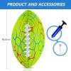 image:imageJasonwell Pool Beach Water Football  Strong Grip Waterproof Football for AllWeather Play Pool Toys Beach Games Outdoor Sports Lake Toy Christmas Birthday Gifts for Kids Boys Teens AdultsGreen
