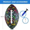 image:imageJasonwell Pool Beach Water Football  Strong Grip Waterproof Football for AllWeather Play Pool Toys Beach Games Outdoor Sports Lake Toy Christmas Birthday Gifts for Kids Boys Teens AdultsBlack
