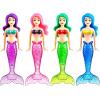 image:imageJasonwell Pool Diving Toys Games  32PCS Swimming Mermaid Pool Toys with Dive Rings Gems Beach Ball Underwater Treasures Torpedo Bandits Fish Swim Toy etc Bath Water Toy Training Gifts for Kids Adult20PCS