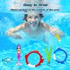 image:imageJasonwell Pool Diving Toys Games  32PCS Swimming Mermaid Pool Toys with Dive Rings Gems Beach Ball Underwater Treasures Torpedo Bandits Fish Swim Toy etc Bath Water Toy Training Gifts for Kids Adult32PCS