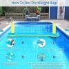 image:imageJasonwell Pool Toys Games Set  3 in 1 Pool Volleyball Net Basketball Hoop Ring Toss Game Inflatable Floats Water Floating Volleyball Swimming Pools Games Party Gift for Kids Adults BlueampYellow XLBlueyellow