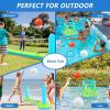 image:imageJasonwell Pool Toys Games Set  3 in 1 Pool Volleyball Net Basketball Hoop Ring Toss Game Inflatable Floats Water Floating Volleyball Swimming Pools Games Party Gift for Kids Adults BlueampYellow XLGreenblue