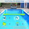 image:imageJasonwell Pool Toys Games Set  3 in 1 Pool Volleyball Net Basketball Hoop Ring Toss Game Inflatable Floats Water Floating Volleyball Swimming Pools Games Party Gift for Kids Adults BlueampYellow XLGreenblue