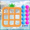 image:imageJasonwell TicTacToe Pool Toys Games  Giant Floating Tic Tac Toe Game Float with 10 Balls Pineapple Pool Game Party Toy Floats Yard Field Day Games Outdoor Beach Toys for Adults Teens Kids YellowOrange
