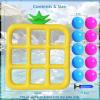 image:imageJasonwell TicTacToe Pool Toys Games  Giant Floating Tic Tac Toe Game Float with 10 Balls Pineapple Pool Game Party Toy Floats Yard Field Day Games Outdoor Beach Toys for Adults Teens Kids YellowYellow