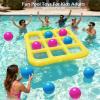 image:imageJasonwell TicTacToe Pool Toys Games  Giant Floating Tic Tac Toe Game Float with 10 Balls Pineapple Pool Game Party Toy Floats Yard Field Day Games Outdoor Beach Toys for Adults Teens Kids YellowYellow