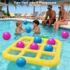 image:imageJasonwell TicTacToe Pool Toys Games  Giant Floating Tic Tac Toe Game Float with 10 Balls Pineapple Pool Game Party Toy Floats Yard Field Day Games Outdoor Beach Toys for Adults Teens Kids YellowYellow