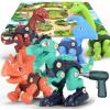 image:imageJasonwell Kids Building Dinosaur Toys  Boys STEM Take Apart Construction Set Educational Dino Kit Play Set Easter Party Favors Christmas Birthday Gifts for Toddler Girls Age 3 4 5 6 7 8  Year OldFamily Edition