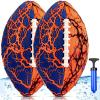 image:imageJasonwell Pool Beach Water Football  2Pack Strong Grip Waterproof Football for AllWeather Play Pool Toys Beach Games Outdoor Sports Toy Christmas Birthday Gifts for Kids Boys Teens Adultsorangeorange