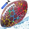 image:imageJasonwell Pool Beach Water Football  Strong Grip Waterproof Football for AllWeather Play Pool Toys Beach Games Outdoor Sports Lake Toy Christmas Birthday Gifts for Kids Boys Teens AdultsBrown