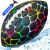 image:imageJasonwell Pool Beach Water Football  Strong Grip Waterproof Football for AllWeather Play Pool Toys Beach Games Outdoor Sports Lake Toy Christmas Birthday Gifts for Kids Boys Teens AdultsBlack