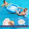 image:imageJasonwell Pool Floats Adult Games  2 Pack Fabric Inflatable Pool Floaties Water Hammock Chair w Floating Table Waterproof Playing Cards Party Game Toys Lake Lounger Raft Pool Hammock Float FloatyBlueGreen
