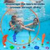 image:imageJasonwell Pool Toys Diving Rings  28PCS Swim Thru Rings Pool Game Diving Toys with Dive Ring Underwater Treasures Torpedo Bandits Fish Toy Fun Water Swimming Toy for Boys Girls Kids Teens AdultsGreenorangeblue
