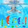image:imageJasonwell Pool Toys Diving Rings  28PCS Swim Thru Rings Pool Game Diving Toys with Dive Ring Underwater Treasures Torpedo Bandits Fish Toy Fun Water Swimming Toy for Boys Girls Kids Teens AdultsGreenorangeblue