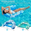 image:imageJasonwell Inflatable Pool Float Chair  Pool Floaties Floating Pool Chair Lounge Floats for Swimming Pool Water Chair Pool Lounger with Cup Holder Pool Toy Party Floaty Adults LeafB XLLarge