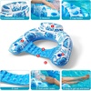 image:imageJasonwell Inflatable Pool Float Chair  Pool Floaties Floating Pool Chair Lounge Floats for Swimming Pool Water Chair Pool Lounger with Cup Holder Pool Toy Party Floaty Adults LeafB XLXLarge