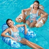image:imageJasonwell Inflatable Pool Float Chair  Pool Floaties Floating Pool Chair Lounge Floats for Swimming Pool Water Chair Pool Lounger with Cup Holder Pool Toy Party Floaty Adults LeafB XLXLarge