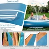 image:imageJasonwell Slip and Water Slide  20Ft Heavy Duty Lawn Slip Waterslide for Kids Adults with Splash Sprinkler N 3 Bodyboards Backyard Summer Outside Outdoor Water Play Toys Race3LanesShark2Lanes