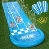image:imageJasonwell Slip and Water Slide  20Ft Heavy Duty Lawn Slip Waterslide for Kids Adults with Splash Sprinkler N 3 Bodyboards Backyard Summer Outside Outdoor Water Play Toys Race3LanesRace3Lanes