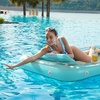 image:imageInflatable Tanning Pool Lounger Float  Jasonwell 4 in 1 Sun Tan Tub Sunbathing Pool Lounge Raft Floatie Toys Water Filled Tanning Bed Mat Pad for Adult Blow Up Kiddie Pools Kids Ball Pit MGXXLMint Green