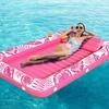 image:imageInflatable Tanning Pool Lounger Float  Jasonwell 4 in 1 Sun Tan Tub Sunbathing Pool Lounge Raft Floatie Toys Water Filled Tanning Bed Mat Pad for Adult Blow Up Kiddie Pools Kids Ball Pit MGXXLRose Pink