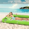 image:imageInflatable Tanning Pool Lounger Float  Jasonwell 4 in 1 Sun Tan Tub Sunbathing Pool Lounge Raft Floatie Toys Water Filled Tanning Bed Mat Pad for Adult Blow Up Kiddie Pools Kids Ball Pit MGXXLLime Green