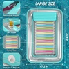 image:imageInflatable Tanning Pool Lounger Float  Jasonwell 4 in 1 Sun Tan Tub Sunbathing Pool Lounge Raft Floatie Toys Water Filled Tanning Bed Mat Pad for Adult Blow Up Kiddie Pools Kids Ball Pit MGXXLMint Green
