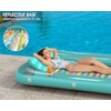 image:imageInflatable Tanning Pool Lounger Float  Jasonwell 4 in 1 Sun Tan Tub Sunbathing Pool Lounge Raft Floatie Toys Water Filled Tanning Bed Mat Pad for Adult Blow Up Kiddie Pools Kids Ball Pit MGXXLMint Green