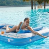 image:imageInflatable Tanning Pool Lounger Float  Jasonwell 4 in 1 Sun Tan Tub Sunbathing Pool Lounge Raft Floatie Toys Water Filled Tanning Bed Mat Pad for Adult Blow Up Kiddie Pools Kids Ball Pit MGXXLBlue