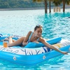 image:imageInflatable Tanning Pool Lounger Float  Jasonwell 4 in 1 Sun Tan Tub Sunbathing Pool Lounge Raft Floatie Toys Water Filled Tanning Bed Mat Pad for Adult Blow Up Kiddie Pools Kids Ball Pit MGXXLOcean Aqua