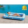image:imageInflatable Tanning Pool Lounger Float  Jasonwell 4 in 1 Sun Tan Tub Sunbathing Pool Lounge Raft Floatie Toys Water Filled Tanning Bed Mat Pad for Adult Blow Up Kiddie Pools Kids Ball Pit MGXXLBlue