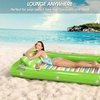 image:imageInflatable Tanning Pool Lounger Float  Jasonwell 4 in 1 Sun Tan Tub Sunbathing Pool Lounge Raft Floatie Toys Water Filled Tanning Bed Mat Pad for Adult Blow Up Kiddie Pools Kids Ball Pit MGXXLLime Green