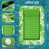image:imageInflatable Tanning Pool Lounger Float  Jasonwell 4 in 1 Sun Tan Tub Sunbathing Pool Lounge Raft Floatie Toys Water Filled Tanning Bed Mat Pad for Adult Blow Up Kiddie Pools Kids Ball Pit MGXXLGreen