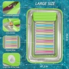 image:imageInflatable Tanning Pool Lounger Float  Jasonwell 4 in 1 Sun Tan Tub Sunbathing Pool Lounge Raft Floatie Toys Water Filled Tanning Bed Mat Pad for Adult Blow Up Kiddie Pools Kids Ball Pit MGXXLLime Green