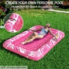image:imageInflatable Tanning Pool Lounger Float  Jasonwell 4 in 1 Sun Tan Tub Sunbathing Pool Lounge Raft Floatie Toys Water Filled Tanning Bed Mat Pad for Adult Blow Up Kiddie Pools Kids Ball Pit MGXXLRose Pink