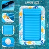 image:imageInflatable Tanning Pool Lounger Float  Jasonwell 4 in 1 Sun Tan Tub Sunbathing Pool Lounge Raft Floatie Toys Water Filled Tanning Bed Mat Pad for Adult Blow Up Kiddie Pools Kids Ball Pit MGXXLOcean Aqua