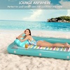 image:imageInflatable Tanning Pool Lounger Float  Jasonwell 4 in 1 Sun Tan Tub Sunbathing Pool Lounge Raft Floatie Toys Water Filled Tanning Bed Mat Pad for Adult Blow Up Kiddie Pools Kids Ball Pit MGXXLMint Green