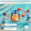 image:imageJasonwell Pool Toys Games Set  3 in 1 Pool Volleyball Net Basketball Hoop Ring Toss Game Inflatable Floats Water Floating Volleyball Swimming Pools Games Party Gift for Kids Adults GreenampBlue LOrangeblue